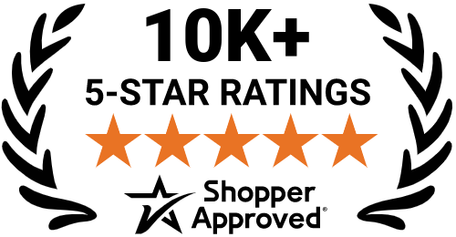 5 Star Excellence award from Shopper Approved for collecting at least 100 5 star reviews