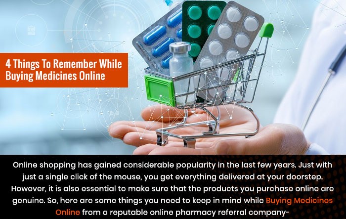 4 Things to Remember While Buying Medicines Online