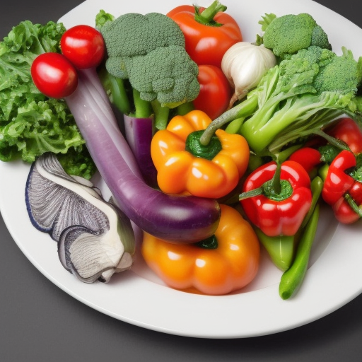 Health food and vegetables